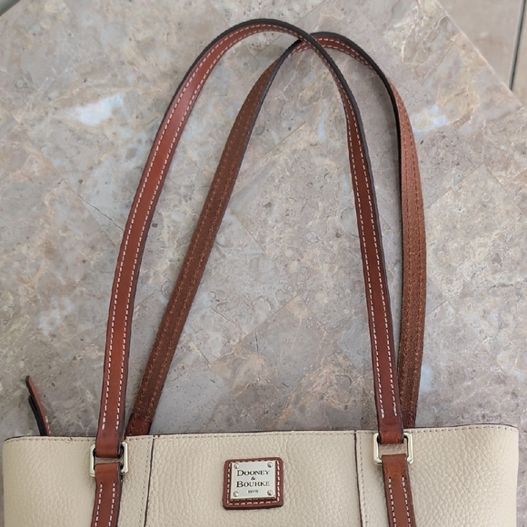 Dooney & Bourke Tan Leather Tote - Picture 6 of 15